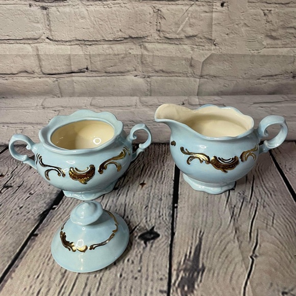 Vintage Mountainside bone China sugar bowl and creamer set - Picture 2 of 4